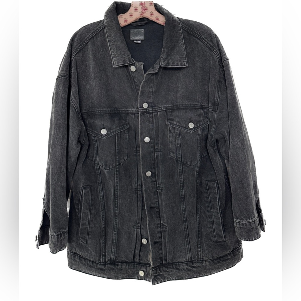 BDG Oversized Denim Jacket | Black | M-L
